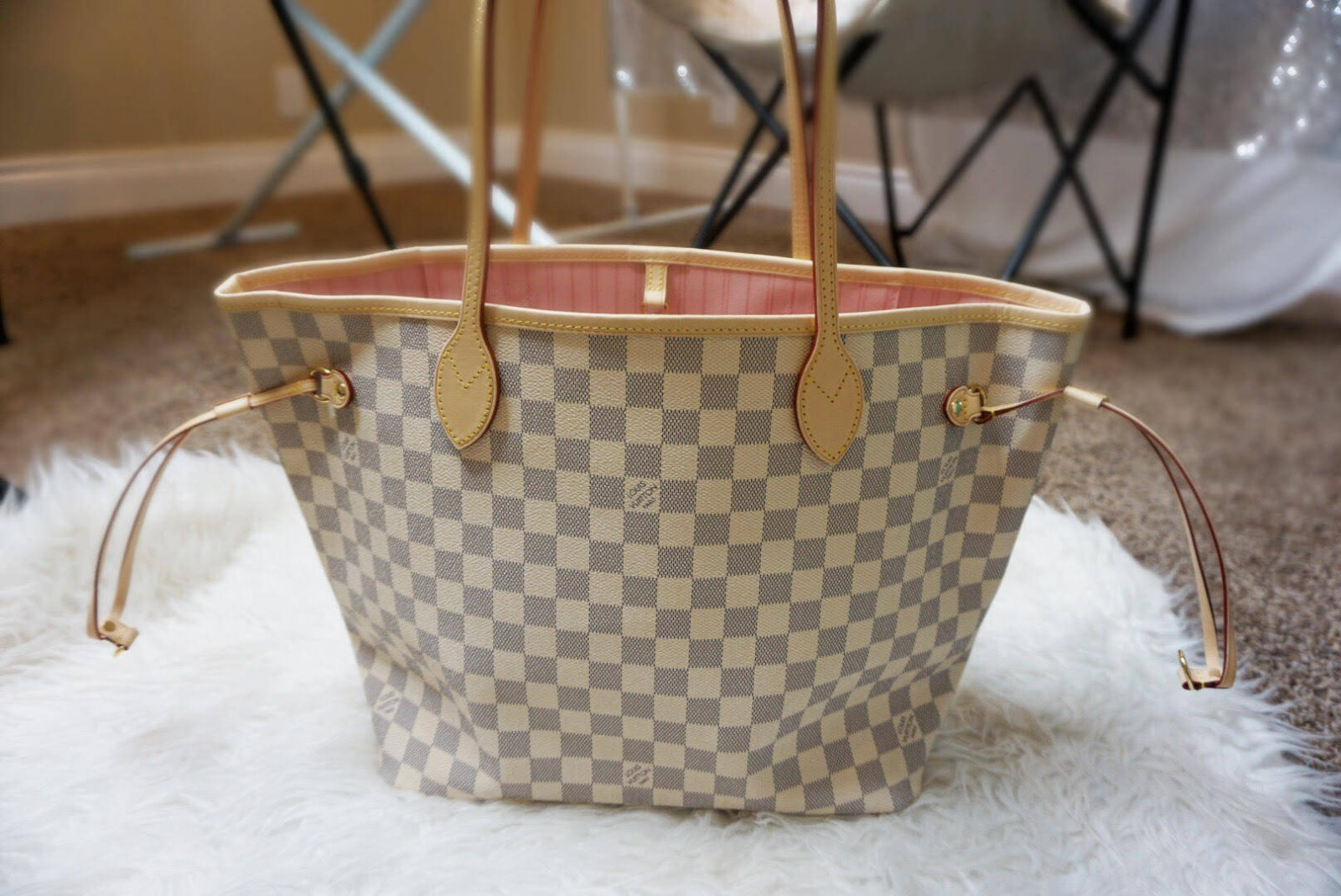 My Shopping Diary: Review : Louis Vuitton Neverfull MM in Damier Ebene